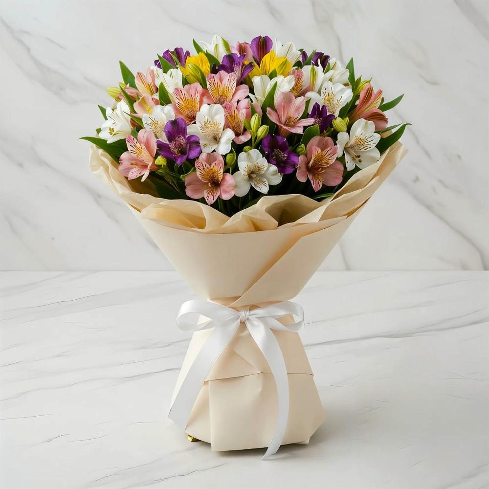 Букет цветов из: Альстромерии в Штурме