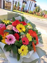 Букет цветов из:  Герберы #REPLACE_PRED# Штурме