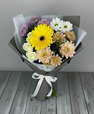 Букет цветов из:  Розы, Герберы и Хризантемы в Штурме