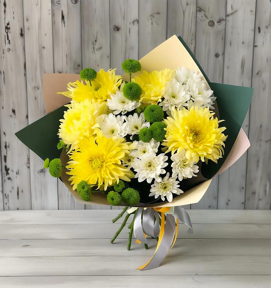 Букет цветов из: Хризантемы в Штурме