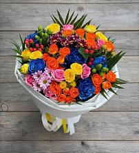 Букет цветов из:  Розы и Хризантемы #REPLACE_PRED# Штурме