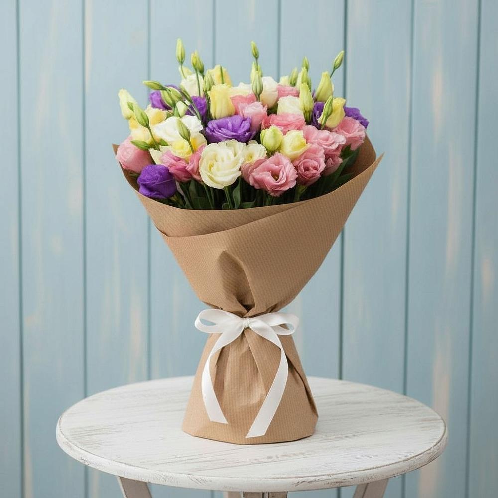 Букет цветов из: Лизиантусы в Штурме