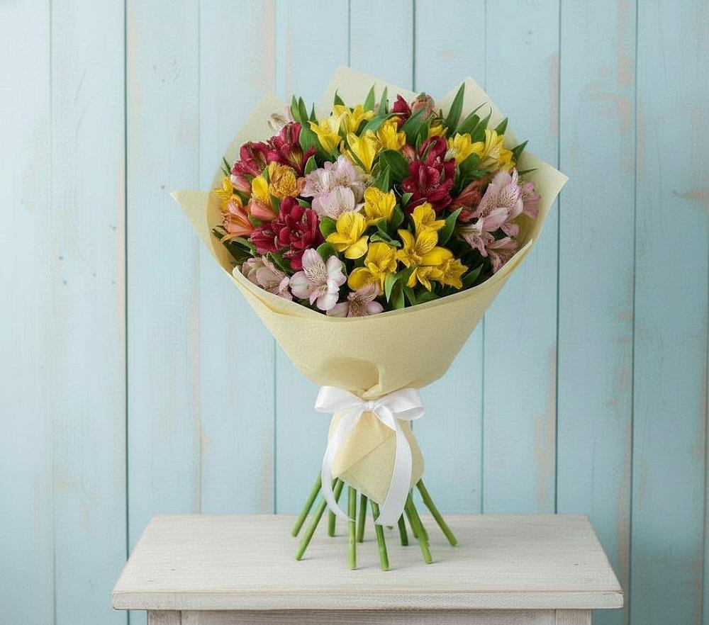 Букет цветов из: Альстромерии в Штурме